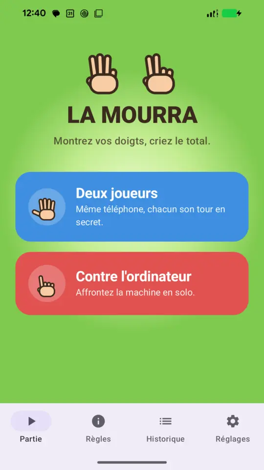 À deux, ou contre l'ordinateur